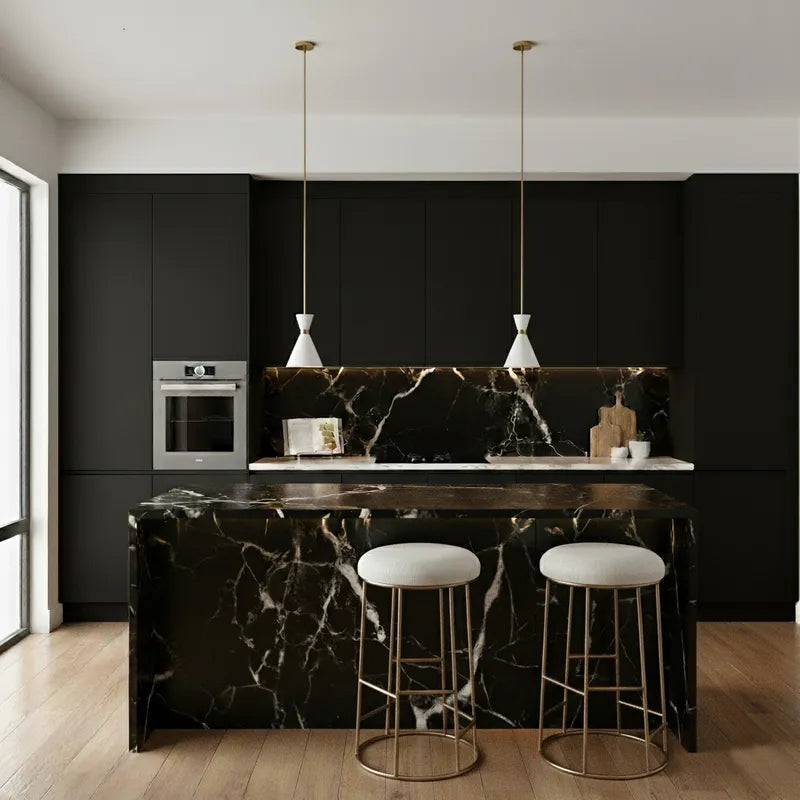 Oslo Pendant - White with Brass