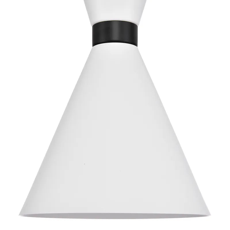 Oslo Pendant - White with Black