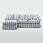 Noosa 3 Seater Left Chaise Sofa