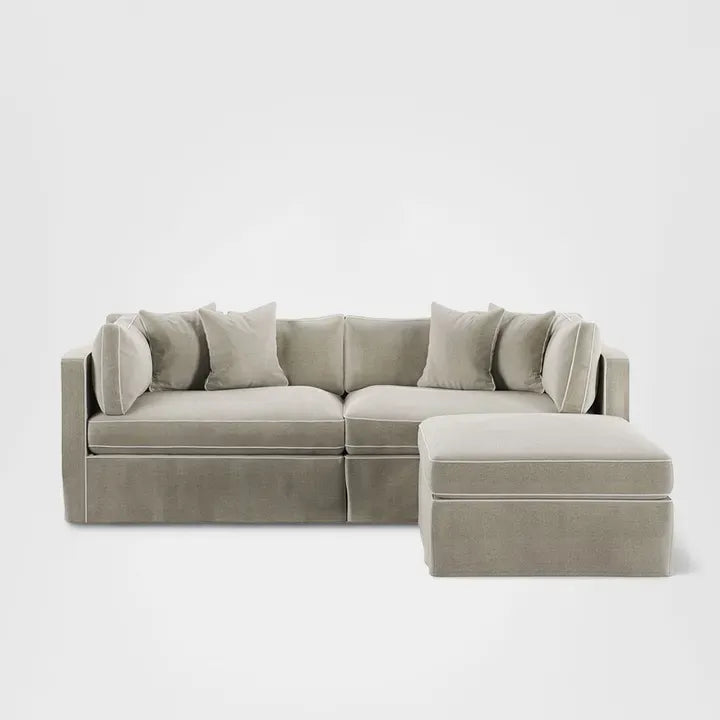 Marbella Modular 4 Seater Sofa Reversible Ottoman Chiase