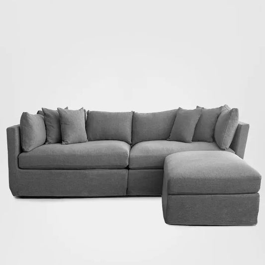 Marbella Modular 4 Seater Sofa Reversible Ottoman Chiase