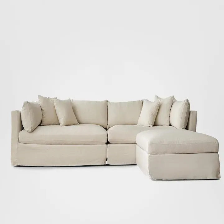Marbella Modular 4 Seater Sofa Reversible Ottoman Chiase