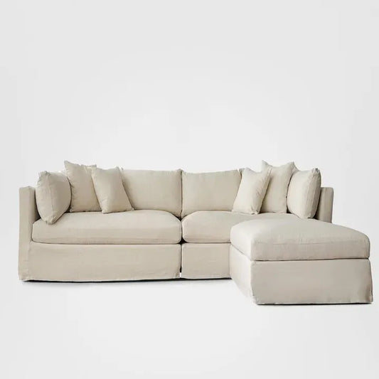 Marbella Modular 4 Seater Sofa Reversible Ottoman Chiase