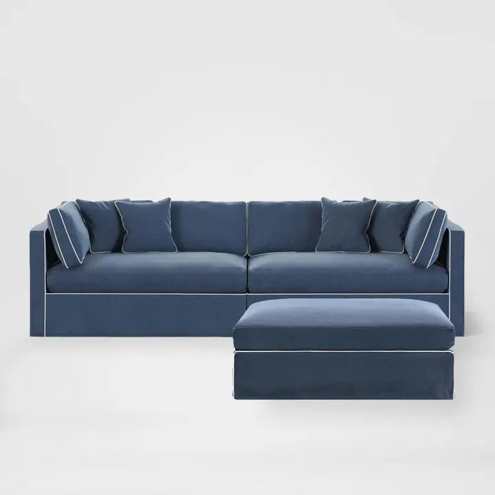 Marbella Modular 4 Seater Sofa Reversible Ottoman Chiase
