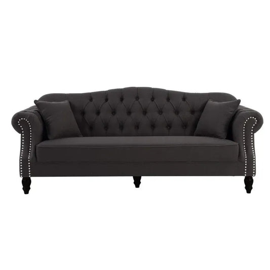 Vaucluse Buttoned 3 Seat Sofa
