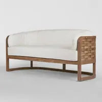 Weave Teak Outdoor Sofa
