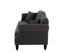 Vaucluse Buttoned 3 Seat Sofa