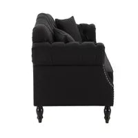 Vaucluse Buttoned 3 Seat Sofa