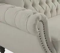 Vaucluse 3 Seat Hamptons Buttoned Sofa