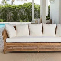 Cayman 3 Seat Rattan Sofa