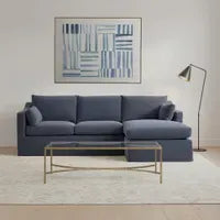 Clovelly 3 Seater Right Chaise Sofa