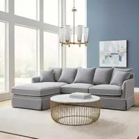 Noosa 3 Seater Left Chaise Sofa