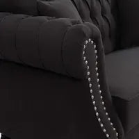Vaucluse Buttoned 3 Seat Sofa